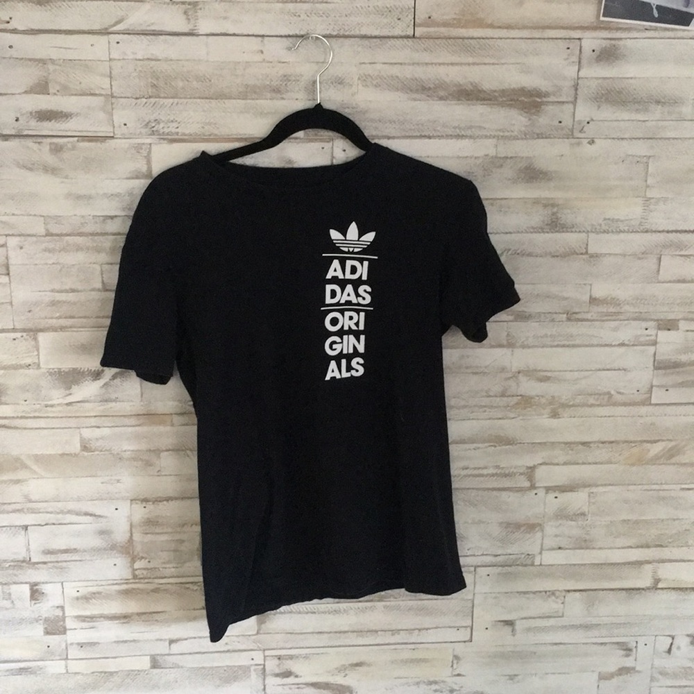 Adidas black short sleeve T-shirt